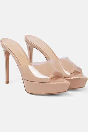 Gianvito Rossi Betty PVC and leather sandals