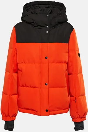 YVES SALOMON Hooded ski down jacket