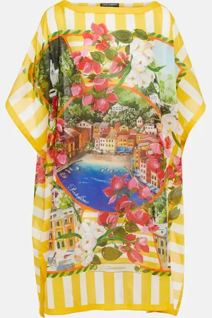 Dolce & Gabbana Portofino printed cotton minidress