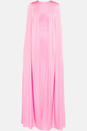 ALEX PERRY Bentley satin crÃªpe gown