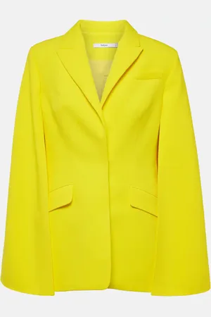 Safiyaa Hadley caped crÃªpe blazer