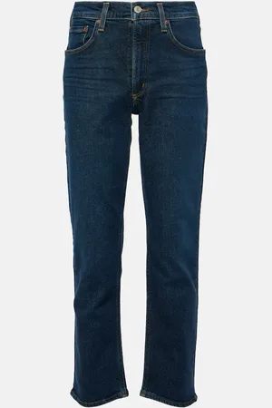 AGOLDE Kye mid-rise cropped straight jeans