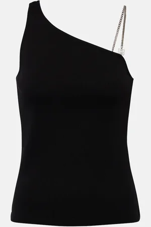 Givenchy Asymmetric cotton jersey top