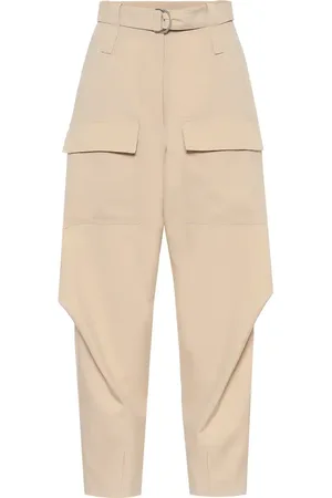 Stella McCartney Adaline wool carrot-leg cargo pants