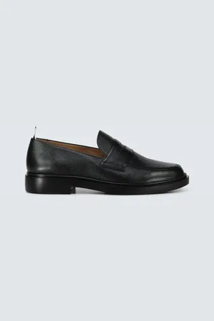 Thom Browne Grained leather penny loafers