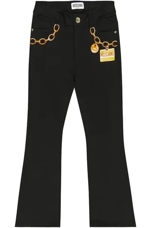 Moschino Logo printed flared pants
