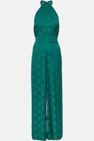 RIXO London Floral cutout wide-leg jumpsuit