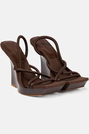 Gia Borghini Rosie 39 leather wedges