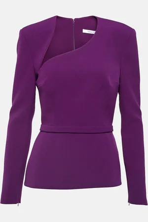 Safiyaa Cutout crÃªpe top