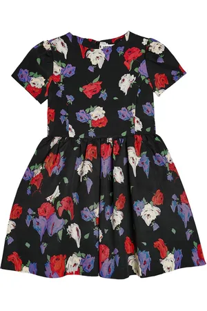 Moschino Floral cotton-blend dress