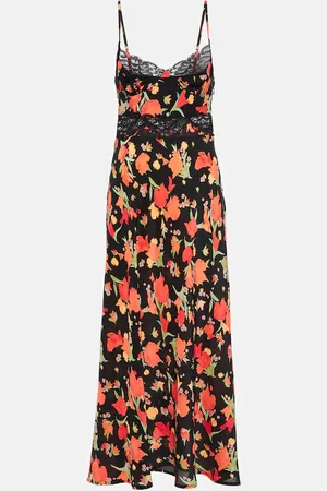 RIXO London Amora floral printed midi dress