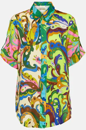 ALÉMAIS AlÃ©mais Yvette printed linen shirt
