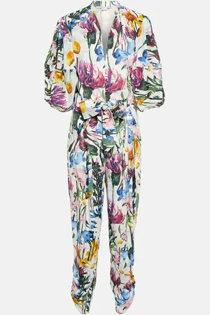 Stella McCartney V-neck floral jumpsuit