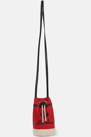 Loro Piana Sailor Mini canvas bucket bag
