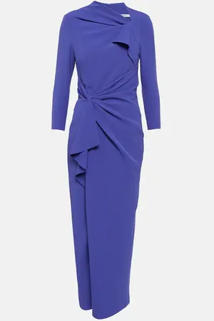 Safiyaa Avery crÃªpe maxi dress