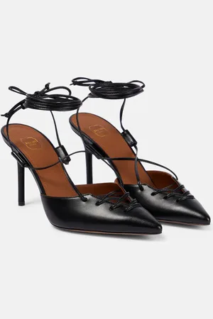 MALONE SOULIERS Marianna leather slingback pumps
