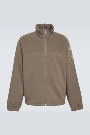Rick Owens X ChampionÂ® Mountain asymmetric cotton jacket