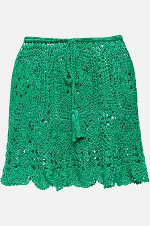 ANNA KOSTUROVA Crochet miniskirt