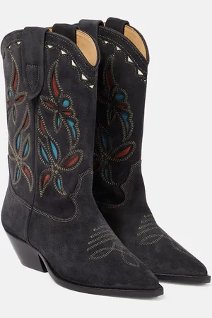 Isabel Marant Duerto suede cowboy boots