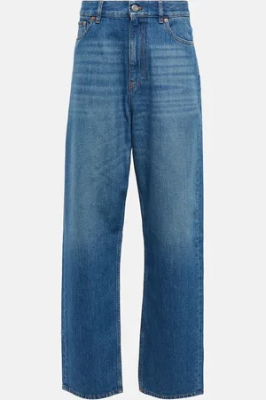 VALENTINO Low-rise straight jeans