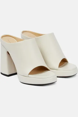 Proenza Schouler Forma leather platform mules