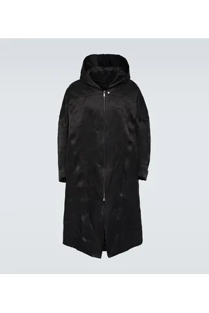 Rick Owens Jumbo Peter cotton and silk coat