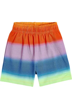 Molo Adian striped cotton Bermuda shorts