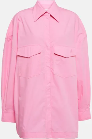 The Attico Elaine cotton shirt jacket
