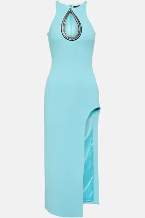 DAVID KOMA Embellished cutout midi dress
