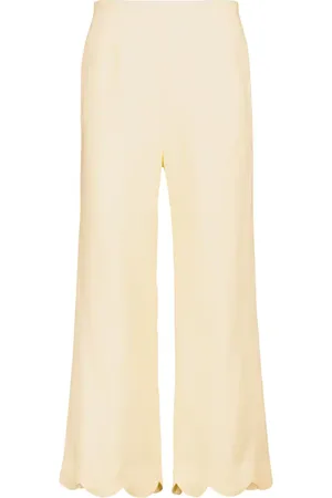 Lisa Marie Fernandez Linen high-rise straight pants