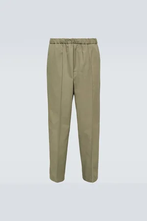 Jil Sander Cotton poplin straight pants