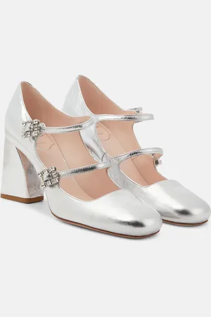 Roger Vivier Babies Mini TrÃ¨s Vivier leather pumps