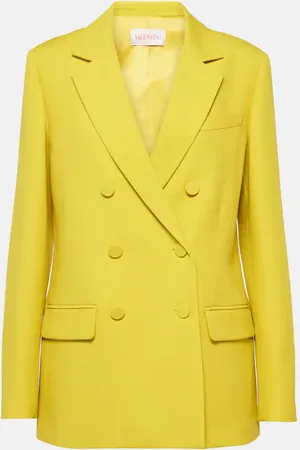 VALENTINO CrÃªpe Couture double-breasted blazer
