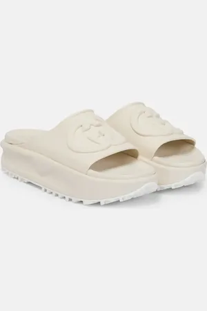 Gucci Interlocking G platform slides