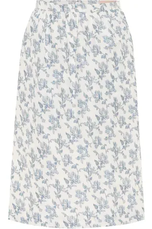 BROCK COLLECTION Quadratic cotton-blend midi skirt