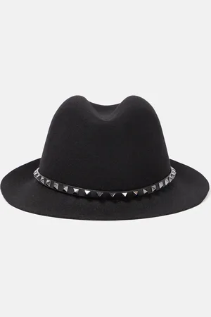 VALENTINO Rockstud wool fedora