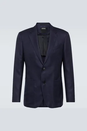 Ermenegildo Zegna Single-breasted cashmere and silk blazer