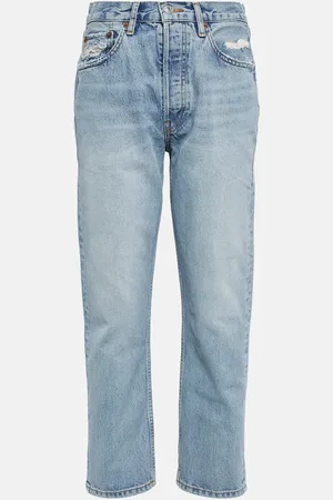 RE/DONE 70s Stove Pipe high-rise straight jeans