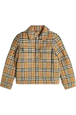 Burberry Check windbreaker jacket