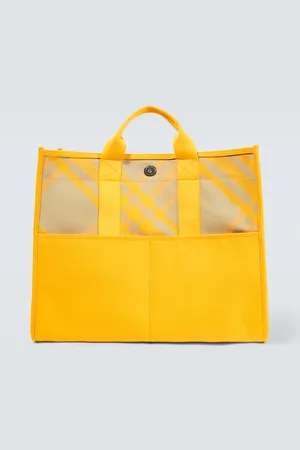 Burberry Check canvas shopper