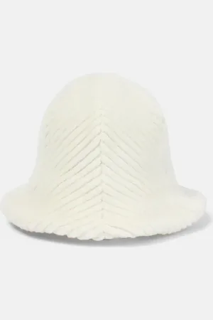 Loro Piana Wool and cotton bucket hat