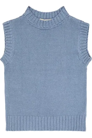 Caramel Typha cotton sweater vest