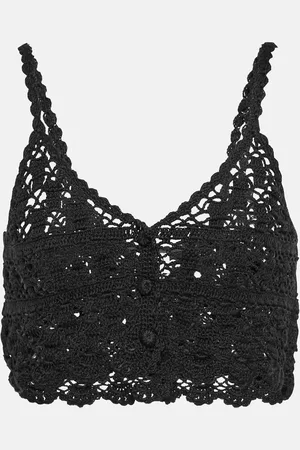 ANNA KOSTUROVA Bianca crochet crop top