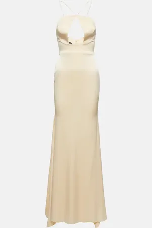 ALEX PERRY Drake halterneck cutout satin gown