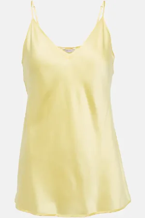 Max Mara Lucca V-neck silk-blend tank top