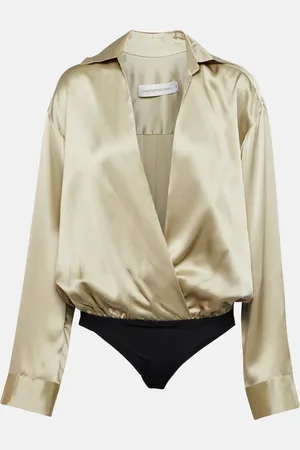 CHRISTOPHER ESBER Silk bodysuit