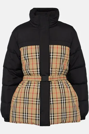 Burberry Check reversible down jacket