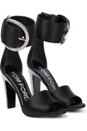 Tom Ford Crystal-embellished satin sandals