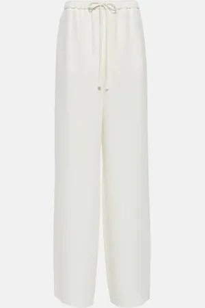 VALENTINO Wide-leg silk pants