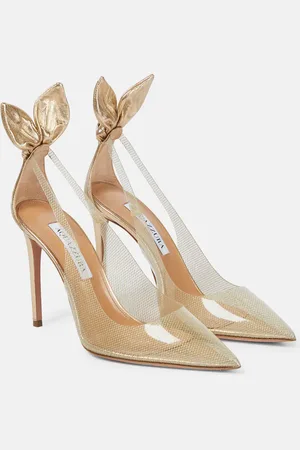 Aquazzura Bow Tie Plexi 105 pumps